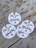 Geschenkanhänger - Geburtstag rund