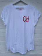 T-Shirt weiß - Oh lala