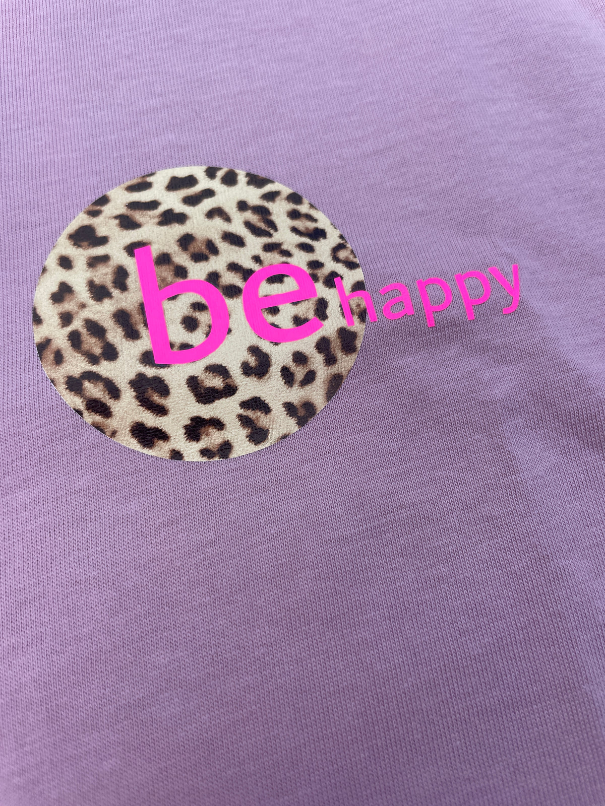 T-Shirt altrosa - be happy