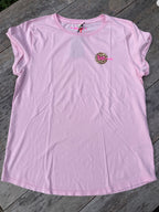 T-Shirt rosa - be happy