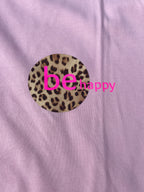 T-Shirt rosa - be happy