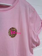 T-Shirt rosa - be happy