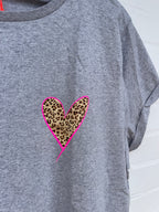 T-Shirt grau - Leo Love