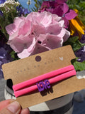 Wickelarmband - neonrosa