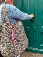Canvas Shopper Leo-Print