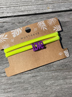 Wickelarmband - neongelb